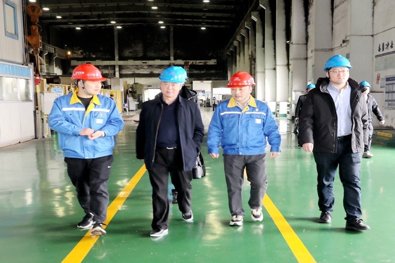 2024年 1月30日，浙江省经信厅机关党委二级巡视员孙自强光临J9集团纸业发展岁末岁首安全出产督导